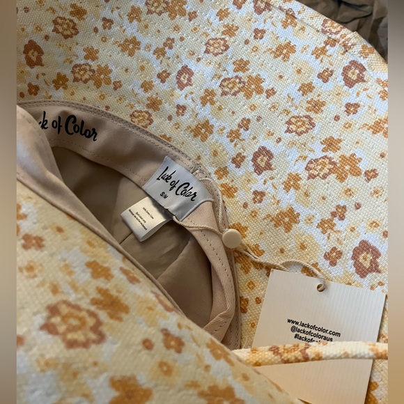 Lack of Color Spring Summer Bloom Beach Holiday Bucket Hat Peach Bloom S/M - Picture 5 of 8